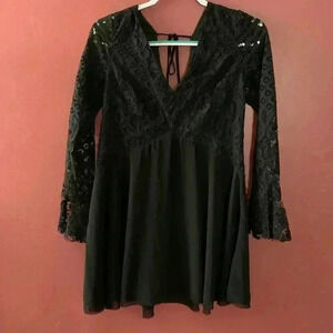 Tularosa Black Lace Dress
